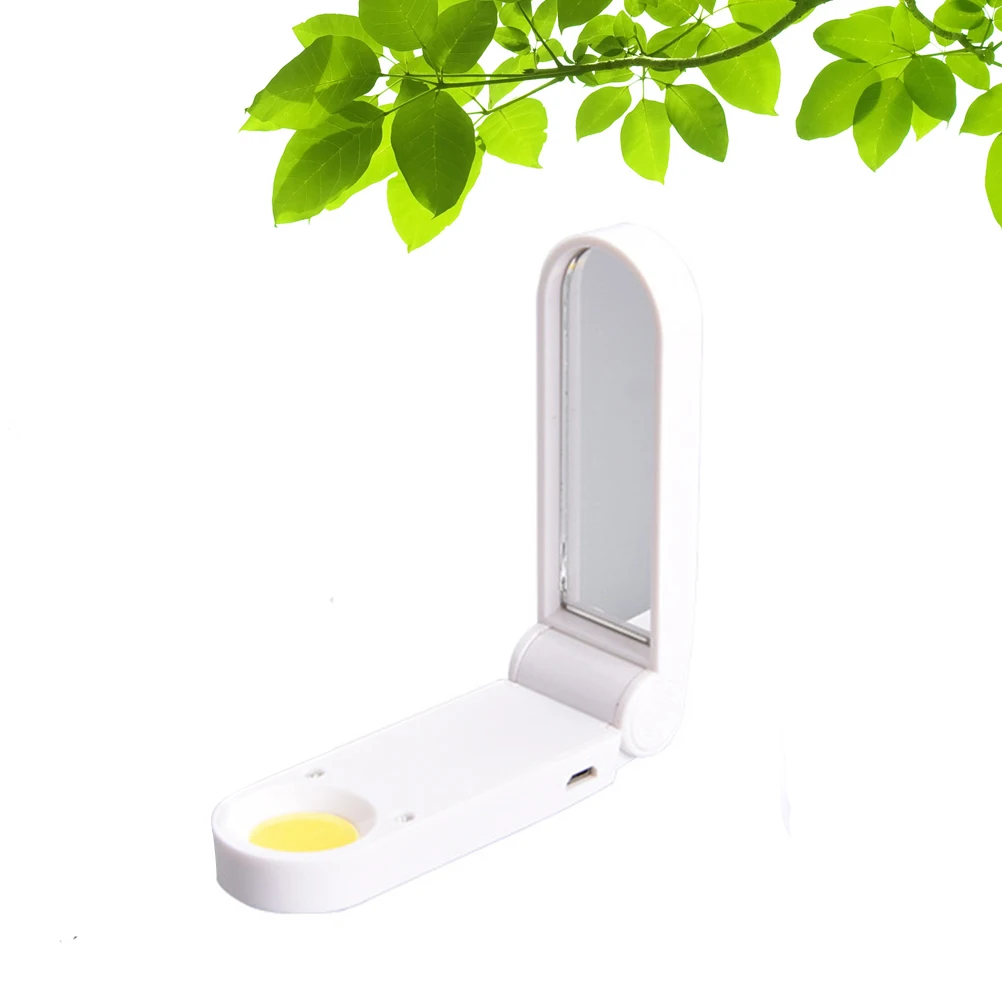 

Portable LED Makeup Mirror Light Foldable USB Charging Travel Lamp with Built-in Light for Night Reading Beauty