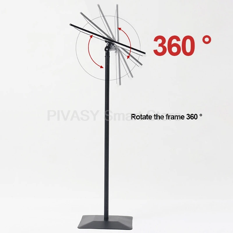 Aluminum Alloy Standing Poster Frame Shopping Mall Store Advertising Display Rack Door Floor Standing Advertising Stand 50*70cm