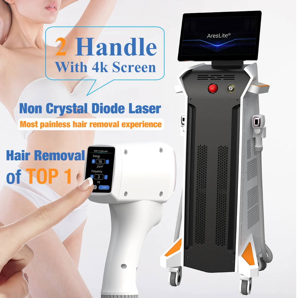 AresLite 1800HK 755 808 940 1064 Hair Removal Machine Price