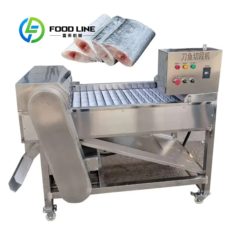Fish Processing Equipment High Safety Level Mackerel Fish Cutting Frozen Cutting Machine