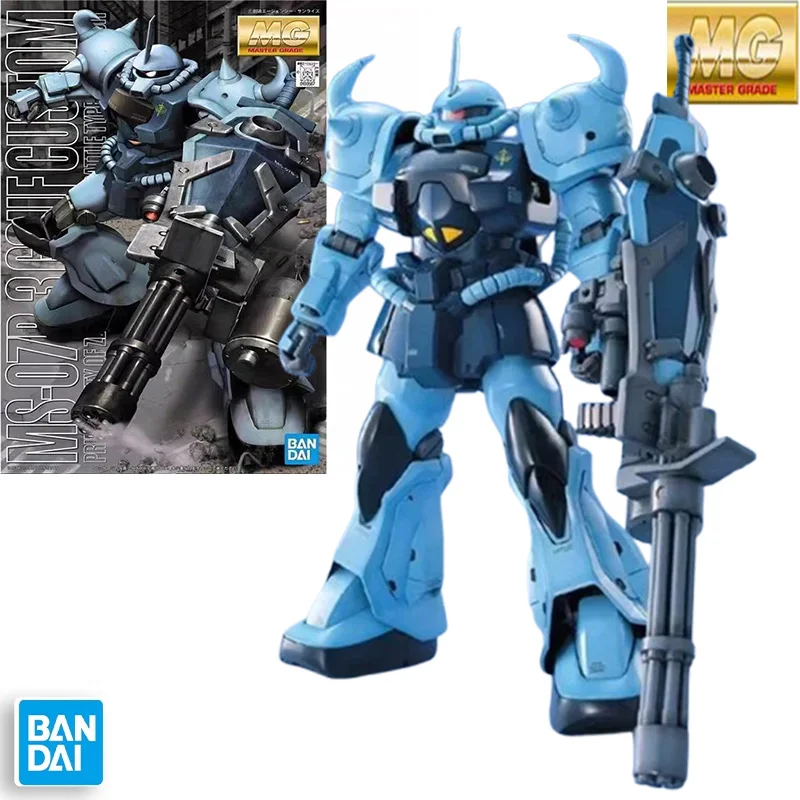 

Bandai Gundam Model Kit Аниме Фигурка MG 1/100 MS-07B-3 Gouf Custom B3 Подлинная модель Gunpla Аниме Фигурка Игрушки для детей