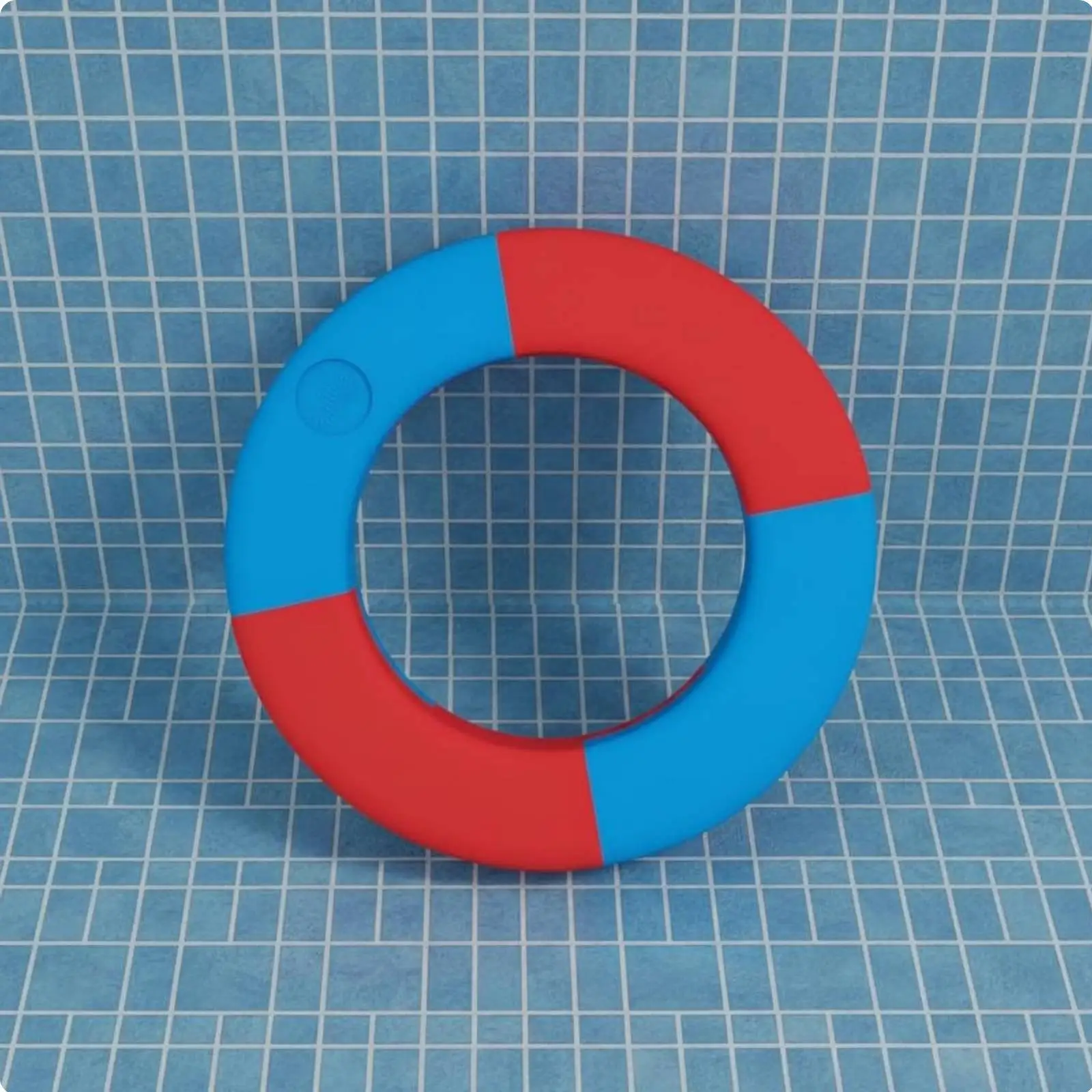 Solid Foam Lifebuoy EVA Material Swim Buoy Stable Floating Ring for Pool Training Beach Water Rescue Equipment