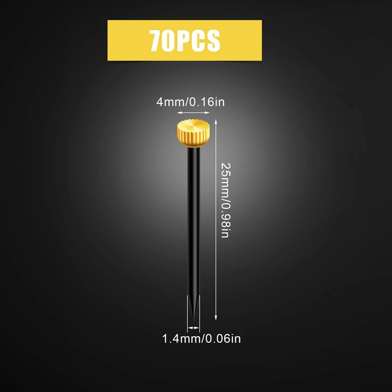 BAAG-70 PCS Pequenos pregos pendurados, pregos de imagem fixadores de cabeça plana para molduras quadro de suspensão para trabalhar madeira