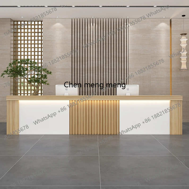 Chinese company counter checkout page reception store simple