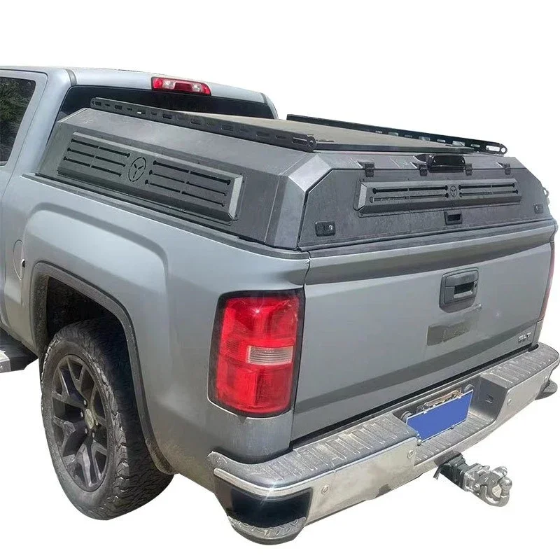 Pickup truck manganese steel semi-high low cover camper modified parts rear high cover