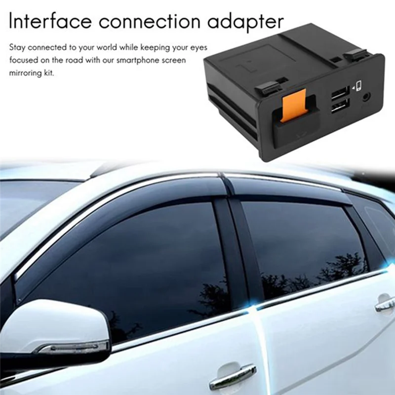 Retrofit Kit USB Aux Adapter Hub For  Carplay Android Auto For Mazda 2 3 6 CX-3 CX-5 CX-9 TK78-66-9U0C