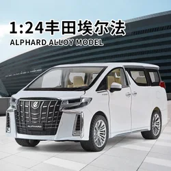 1:24 Toyota ALPHARD High Simulation Diecast Car Metal Alloy Model Car Children's toys collection gifts C317