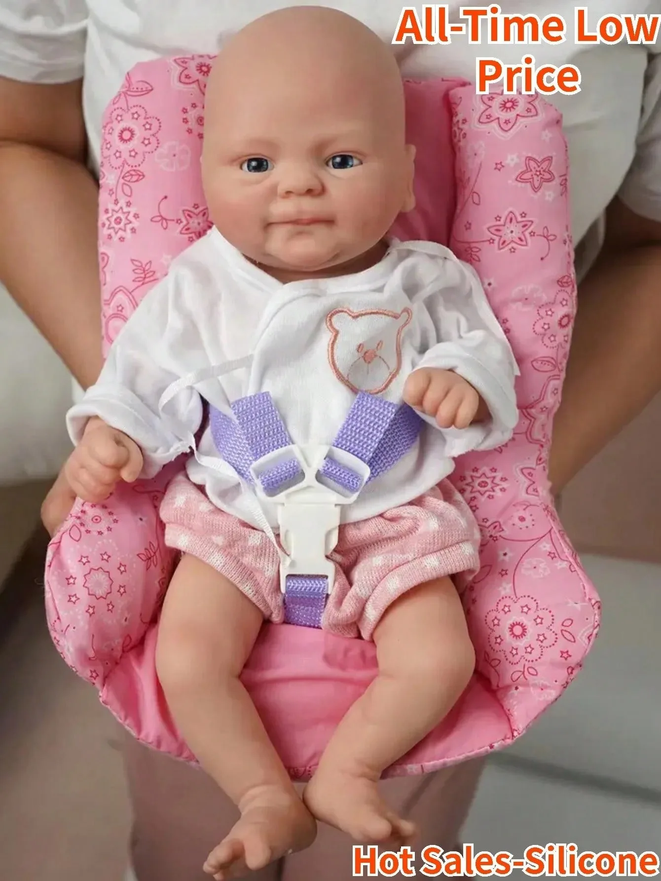 

1Pc 13 Inch Soft Touch Coco Doll Full Body Silicone Reborn Girl And Boy Doll Handmade Newborn Girl Baby Doll
