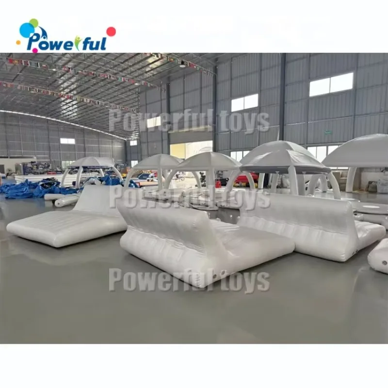 Water Sport Inflatable Floating Sofa Island with Sofa for Yacht