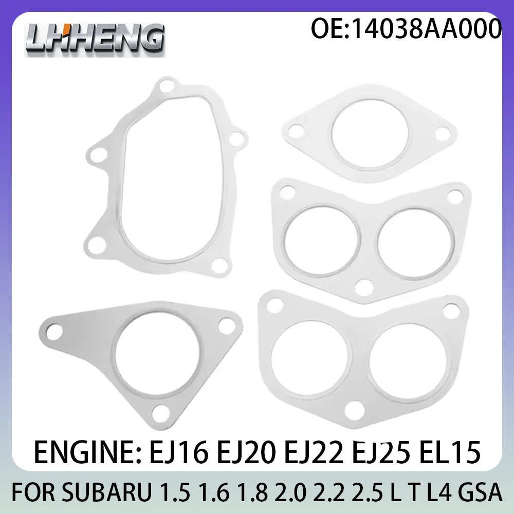 

Exhaust Gasket Kit for SUBARU FORESTER IMPREZA LEGACY LEVORG OUTBACK WPX XV 1.5L 1.6L 1.8L 2.0L 2.2L 2.5L L4 14038AA000 89-16
