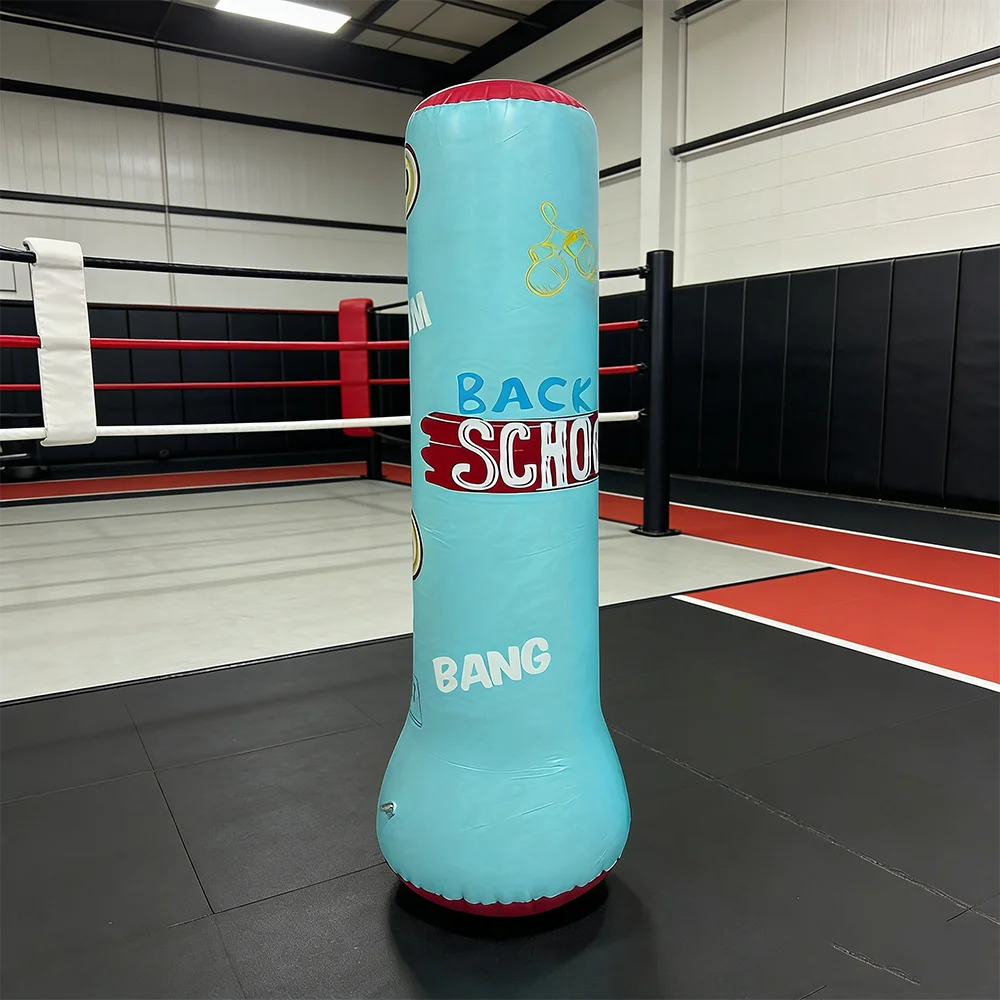 Inflatable Boxing Post, Interactive Game Boxing Column for Stress Relief Fitness And Entertainment Punching Bag Included