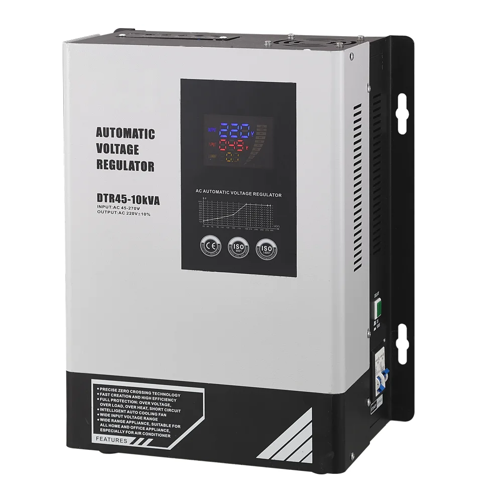 High Qualified DTR45--15KVA Model Single Phase Automatic Voltage Regulators Stabilizers for Air Conditioner