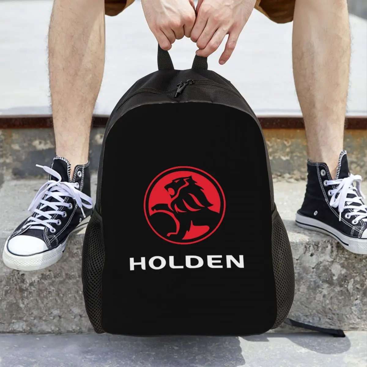 

Best Seller Holden Logo Merchandise Backpack Daypack Large Capacity Children BookBag School Bag Shoulder Bags for Men Women