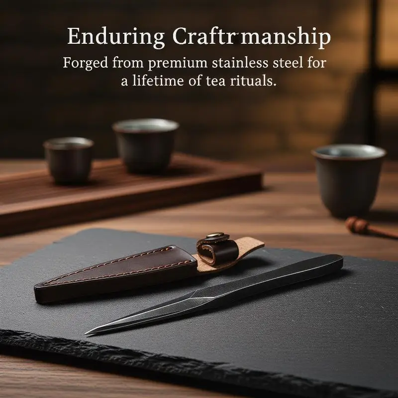 High-quality Handmade Tea Knife Tea Cone Steel Tea Needle Black Tea Cake Pu'er Tea Set Accessories