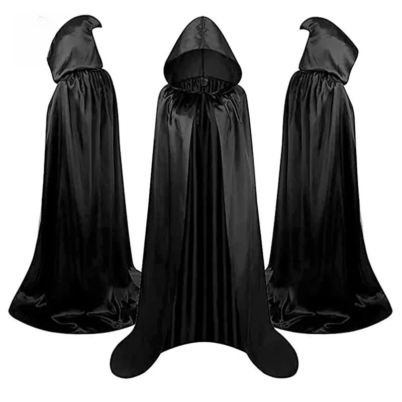 

Halloween Costume Adult Reaper Cape Cape Hooded Vampire Cape Wizard Robe Masquerade Costume
