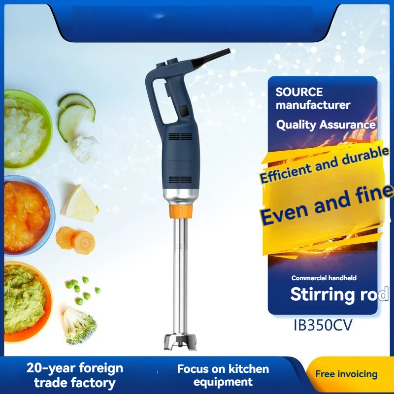 

Commercial Handheld Electric Immersion Blender Multifunctional Homogenizer Vertical Mixing Stick for Baking Catering Food