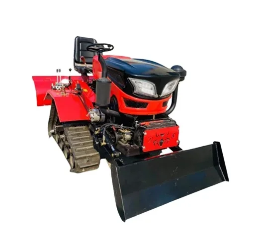 

Agricultural Machinery Farm Tractor Tracked Diesels Rotary Tiller Mini Tractor Equipment Agriculture Cultivators For Sale