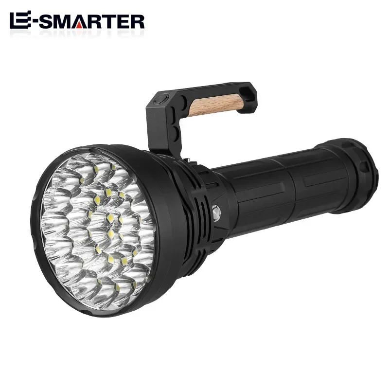 Super Strong Flashlight, Long-Range Outdoor Lighting, Emergency Handheld Light, High-Power Solar Charging