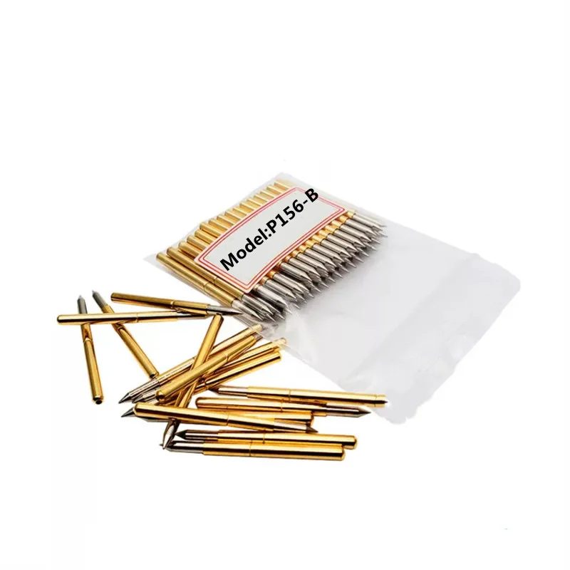 100PCS/pack P156-B Pointed Spring Test Pin Outer Diameter 2.36mm Length 33.35mm For ICT Function Test