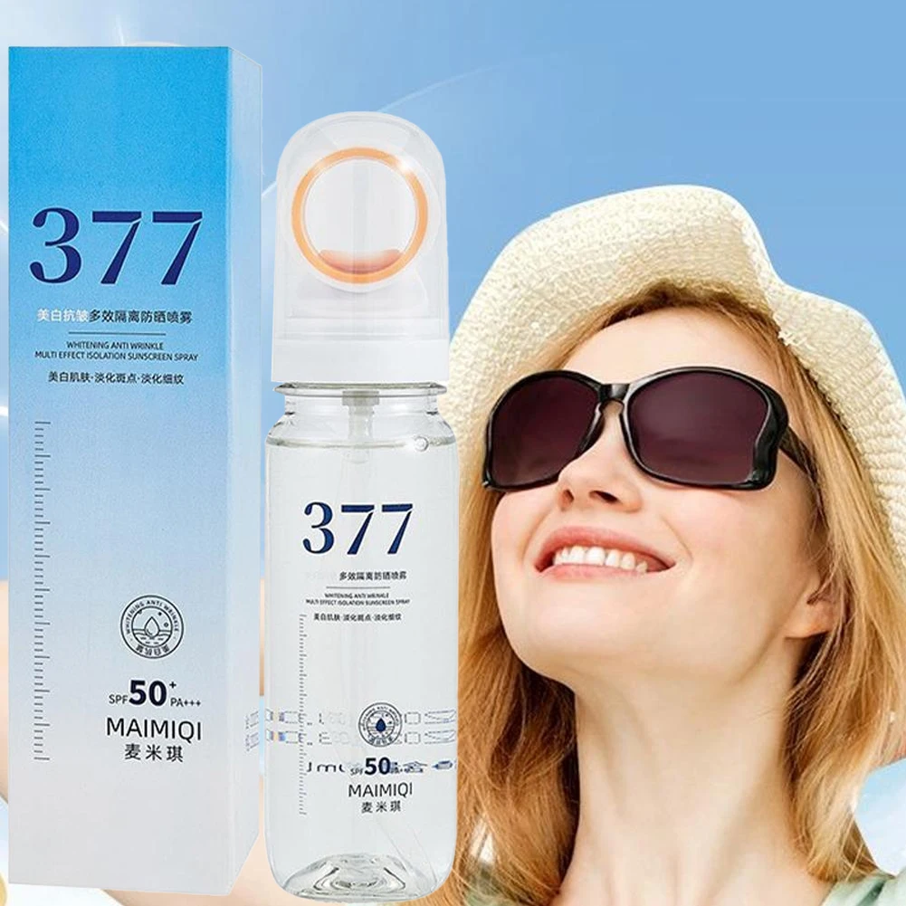 

Portable Face Sunscreen Spray Oil-control Non-greasy Sunblock Mist Moisturizing Hydrating Facial Body Neck Skin Care 2025 New