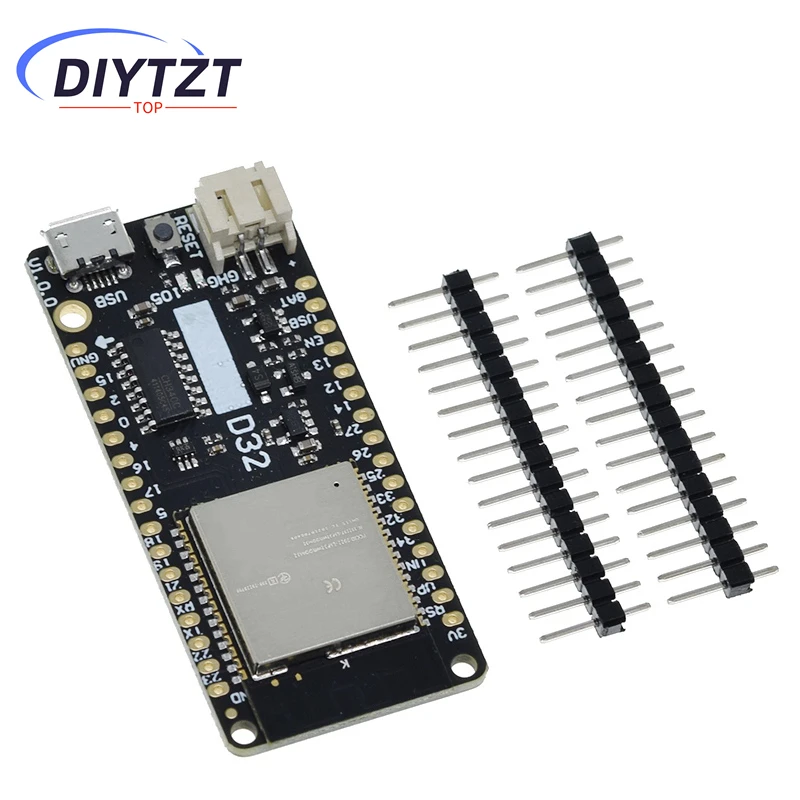 For LOLIN D32 V1.0.0 - Wifi+Bluetooth Board Based ESP-32 Esp32 ESP-WROOM-32 4MB FLASH For Arduino MicroPython Compatible