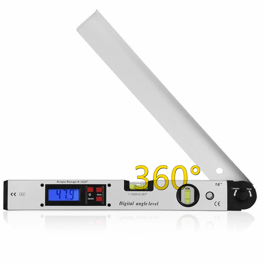 

225 degree digital angle level ruler electronic level ruler aluminum alloy