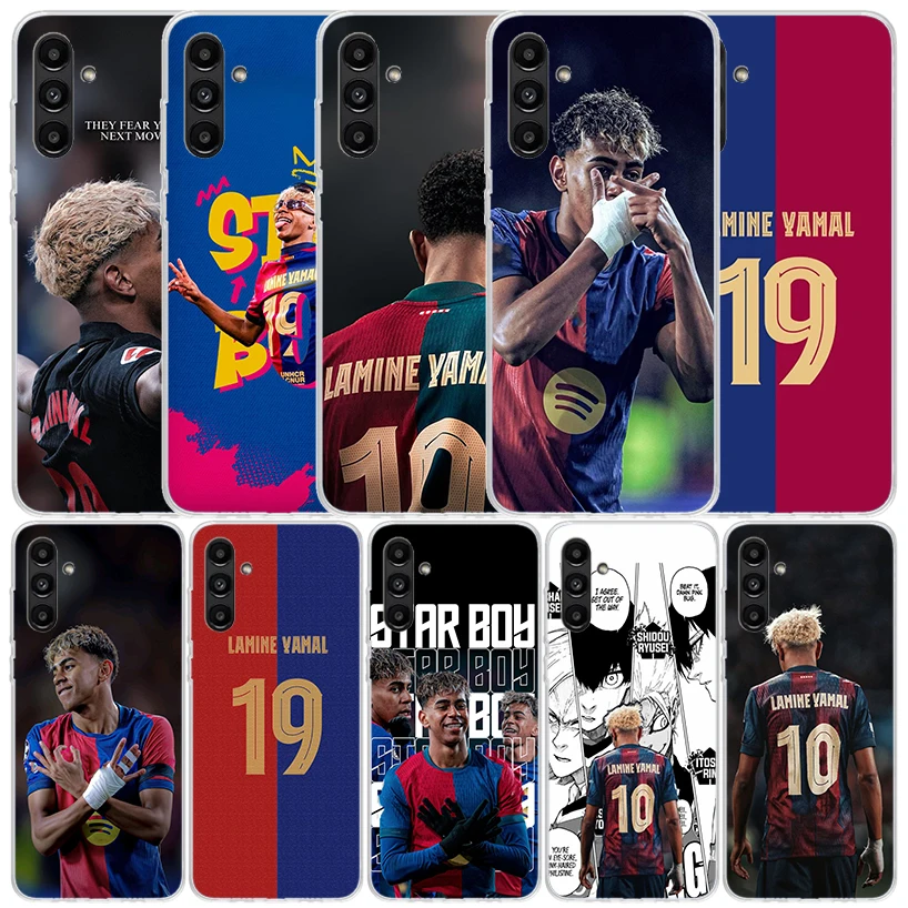 L-Lamine Y-Yamal 19 couverture pour Samsung Galaxy A17 A16 A26 A36 A56 A15 A14 A55 A54 coque de téléphone A13 A53 A25 A35 A24 A34 A23 A33 A05S