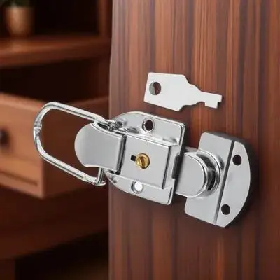 

Toggle Latch Suitcase Lock Durable Iron Security Travel Accessories Stylish Compact Design Versatile Compatibility Jewelry Box