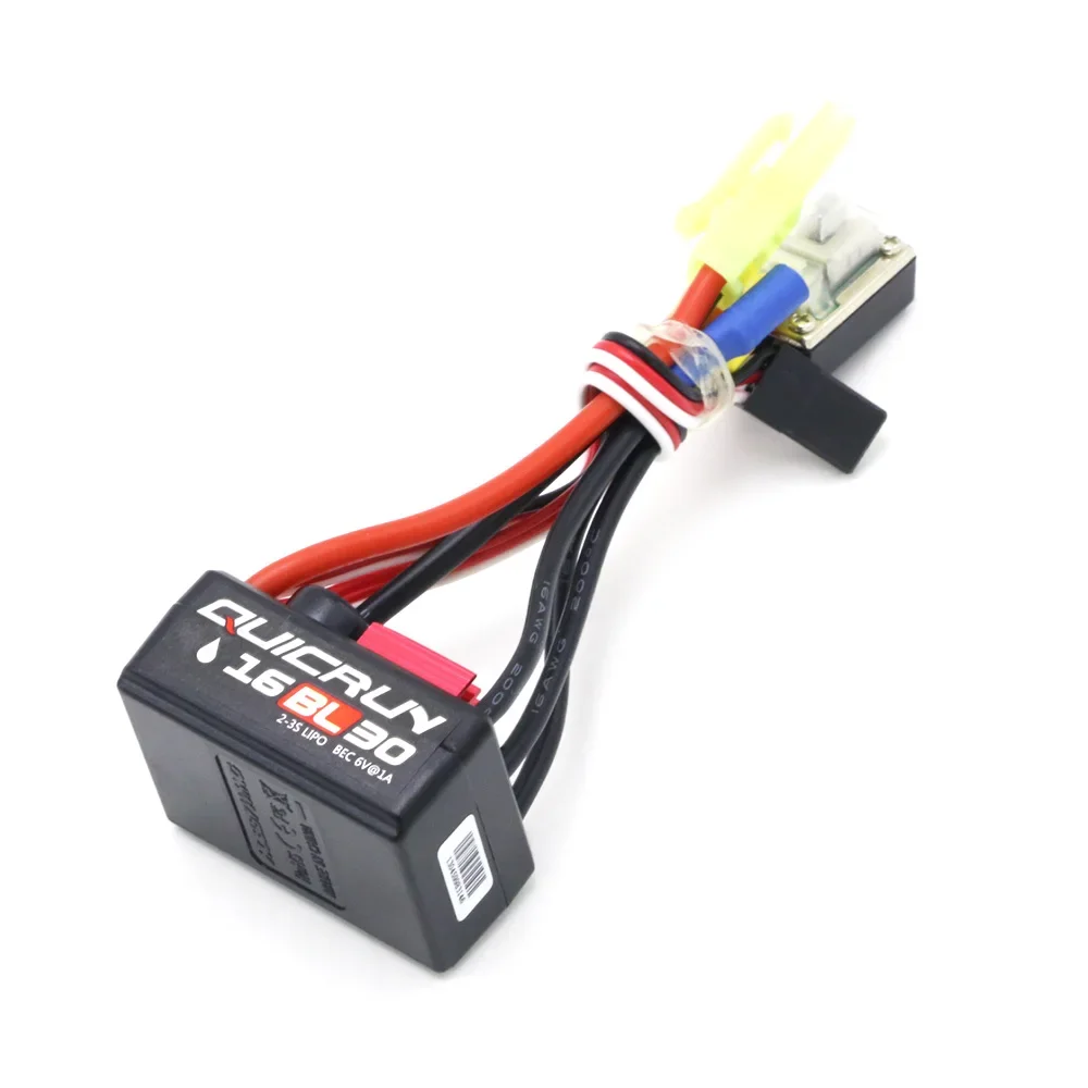 Hobbywing QuicRun 16BL30 30A ESC Tanpa Sikat untuk Mobil RC 1/16 On-Road / Off-Road / Buggy /Monster