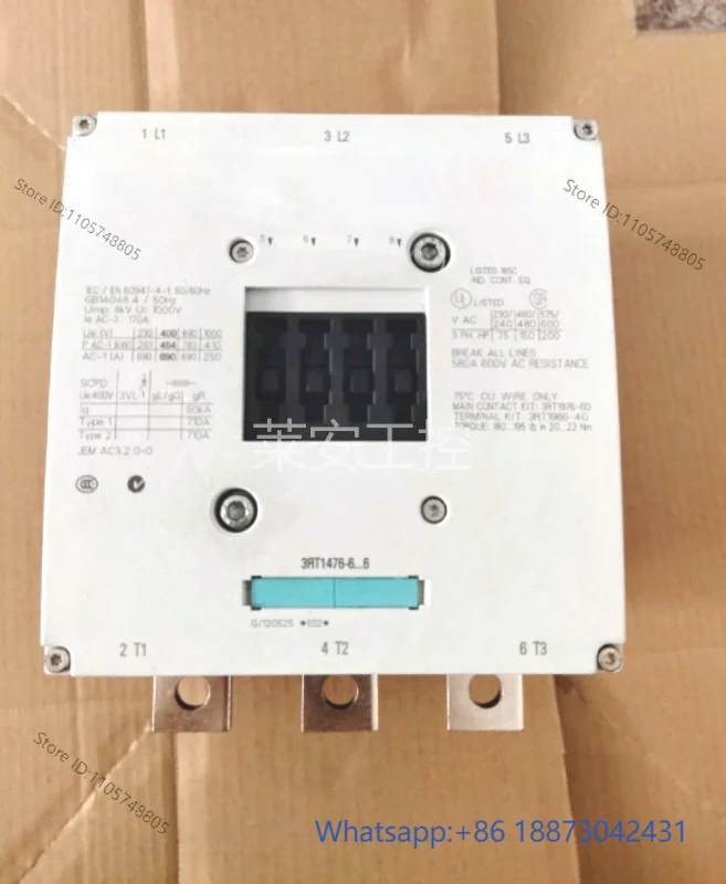 Contactor 3RT1065/1064/1466-6... 6 3RT1075/1076-6AP36/6AB36/6AF36