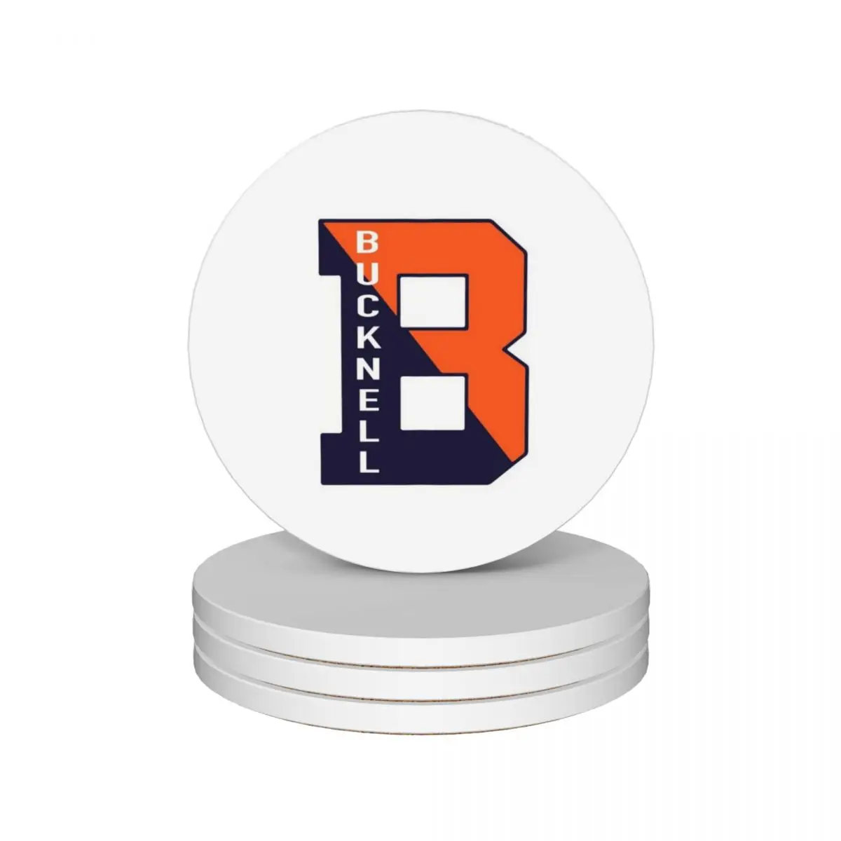 

B - Bucknell University Ceramic Coasters (Set of 4) personalize table decoration and accessories animal Coasters