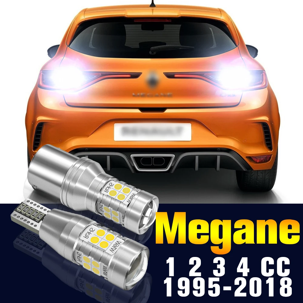 

2pcs LED Reverse Light Bulb Backup Lamp For Renault Megane 1 2 3 4 CC 1995-2018 2012 2013 2014 2015 2016 2017 2018 Accessories