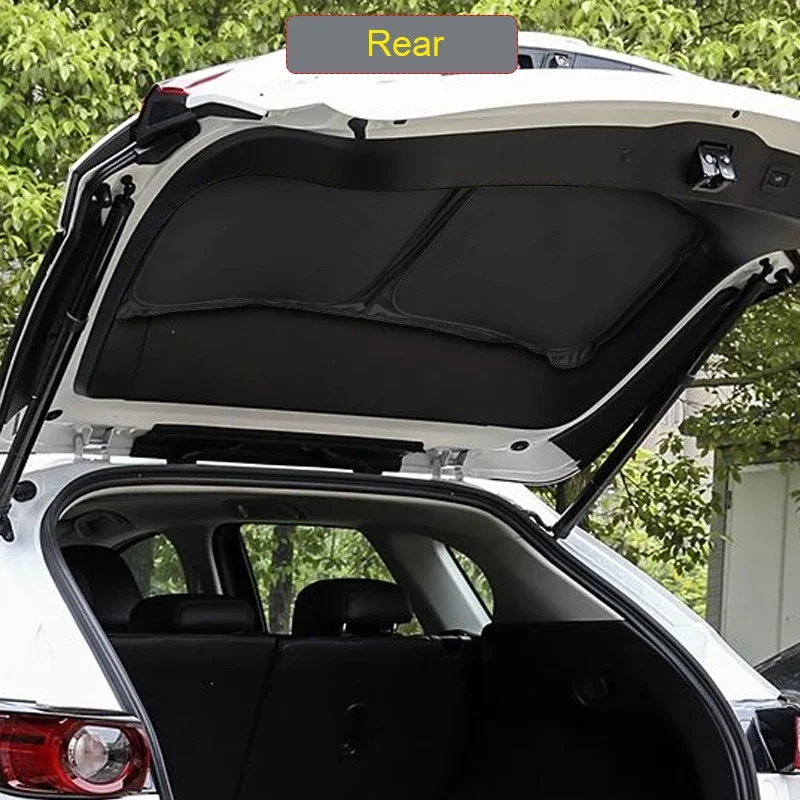 

Car Sun Protection Mat Black Windows Privacy Sunshade For MAZDA CX-5 KE KF 2012-2025 Auto Anti-UV Protect Cover Accessories