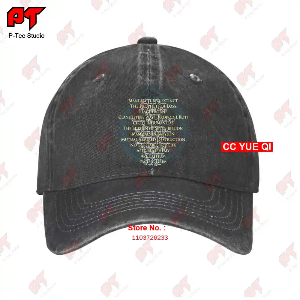 Authentic Cattle Decapitation Band Anthropocene Extinction Baseball Caps Truck Cap V3DK