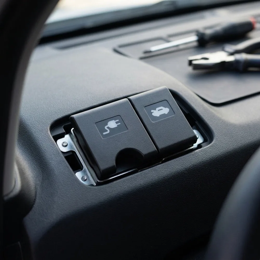 Hood Release Handle Designed for Dacia For EX1 For PRO BOX Spring Type Operation 19x13.2x6cm Black ABS Construction