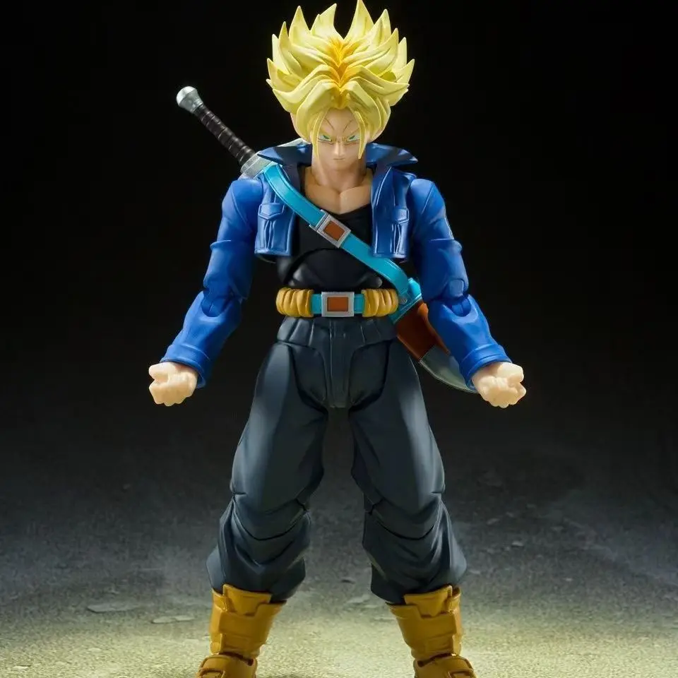 Dragon Ball Trunks Anime Figures SHF Trunks Boy From Future Collection Model Action Figure Toys Birthday Gifts Decor ornament