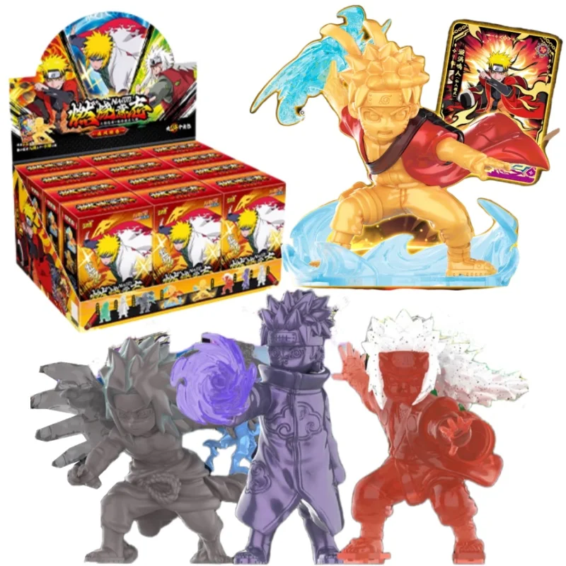 

KAYOU натуральная карта Наруто, мини-резиновая кукла, анимация, мультяшная игровая коллекция, орнамент, периферийные устройства, детская игрушка, подарок на праздник