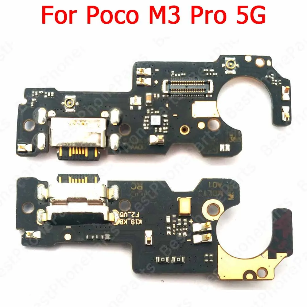 Charge Board For Xiaomi Poco M3 M4 Pro 5G M5 M5s Charging Port Usb Connector Pcb Dock Plate Mobile Phone Parts