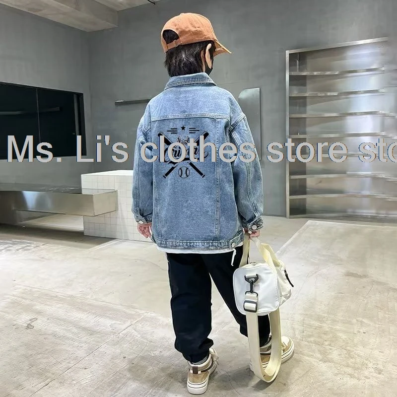 

2024 NEW Popular Icrimax Harajuku Casual Jackets Clothes Streetwear Boys/girls Kids Denim Jacket Outwear Tops