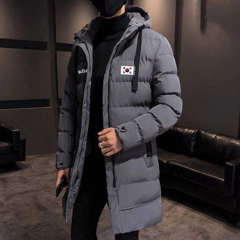 2022 Winter Hot Selling R.O.K.A KOREA Outdoor Sports and Leisure Men's Long Cotton Clothes with Long Sleeves and Hat Cotton