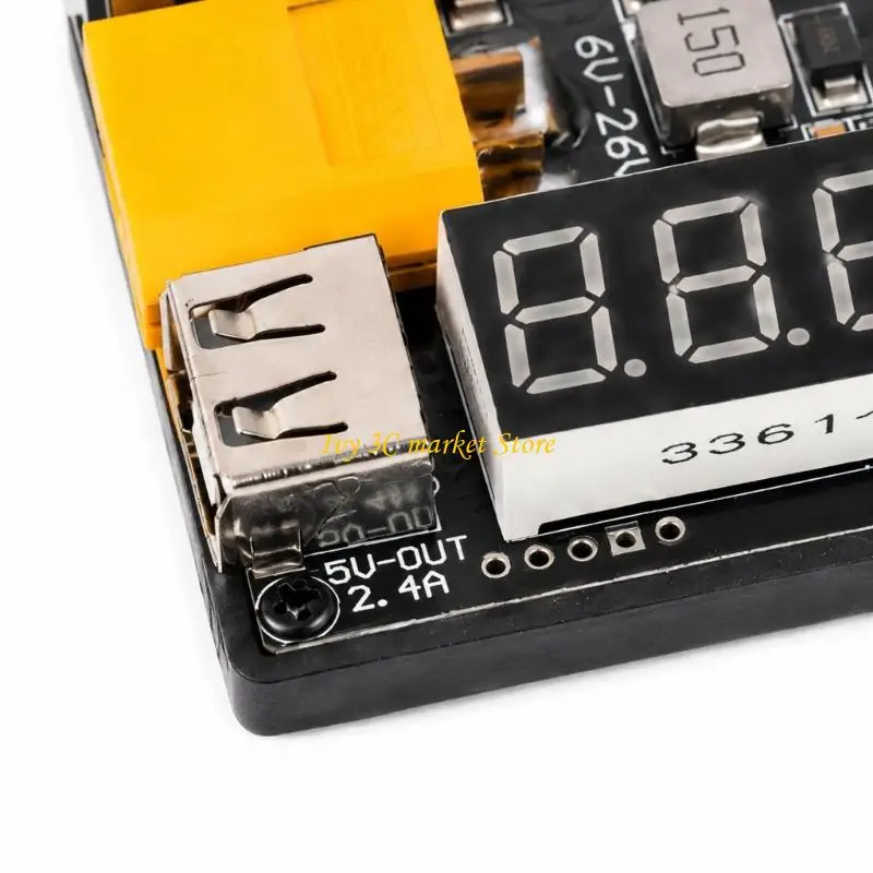 D7YC 6-Channel Single-Cell Battery Charging Board with Independent Controls, Simultaneous Charging for Up to 6 Batteries Used in
