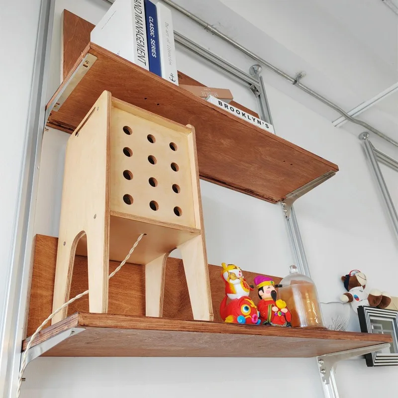 Estante aberta móvel, rack de armazenamento de sistema medieval, prateleira de alumínio para apartamento pequeno