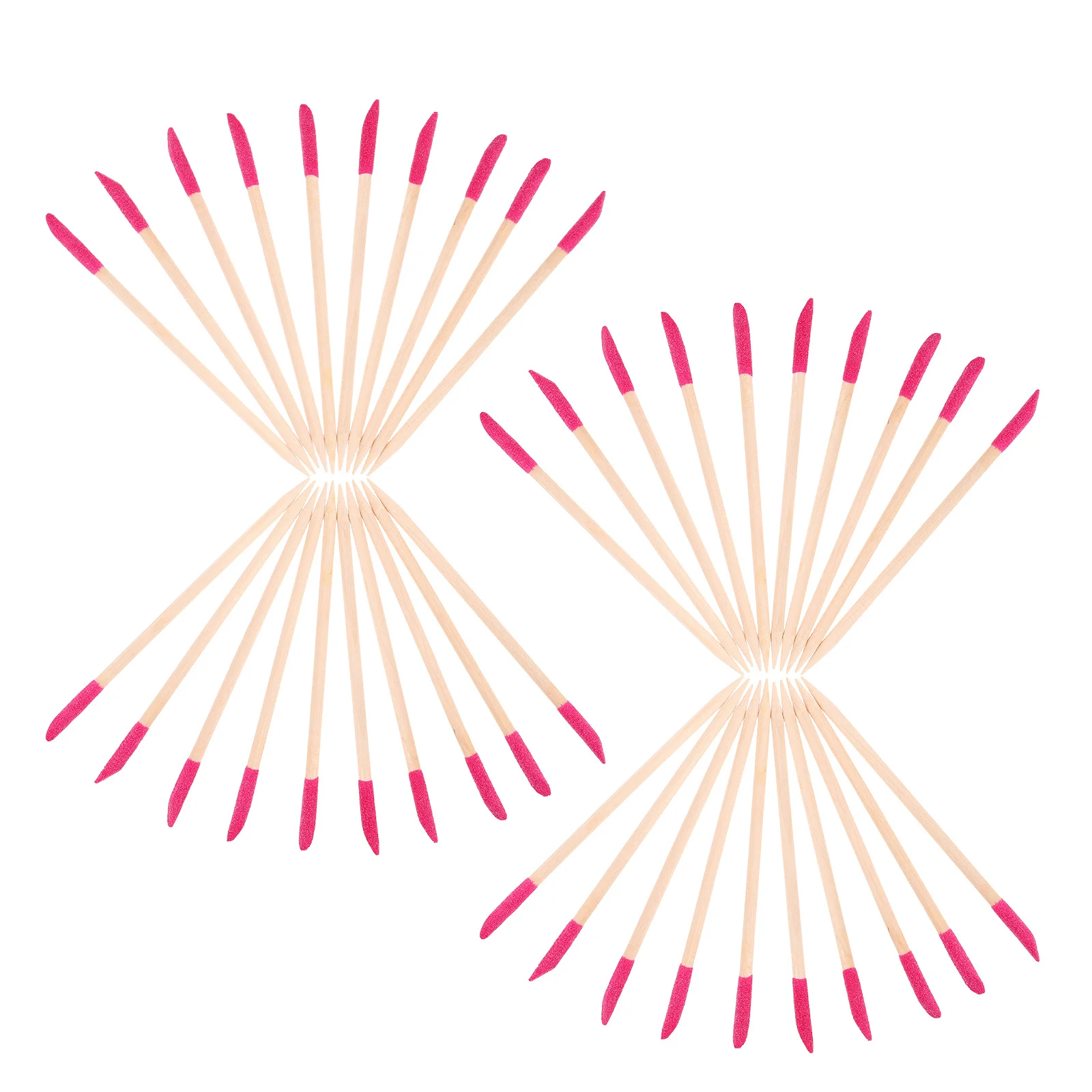 

50Pcs Nail Sanding Sticks Double-Ended Wooden Nail Cuticle Pushers Manicure Pedicure DIY Detailing Polishing Tools