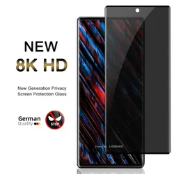 1PCS  Anti Spy Tempered Glass For Google Pixel 7 Pro 6 Pro Screen Protector Privacy Protective Film