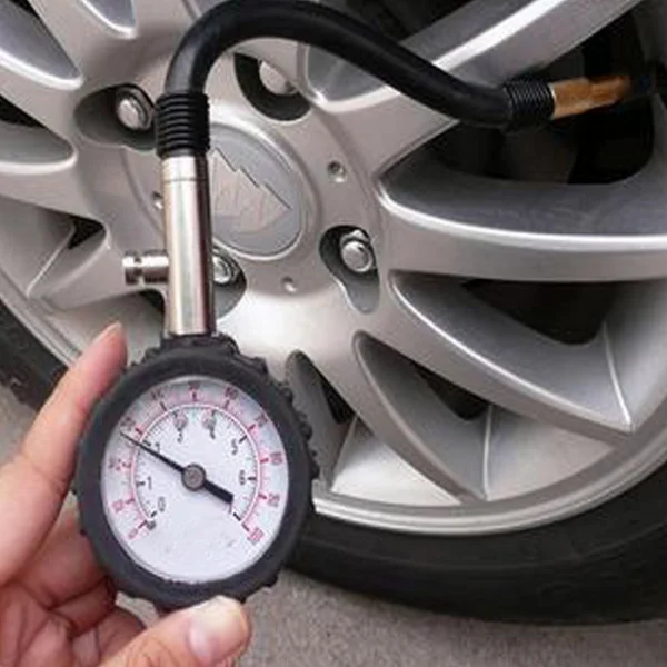 

Tire Pressure Gauge 0-100 PSI Durable Air Chuck Compressor Tool for Car Motorcycle Truck SUV Tire Repair
