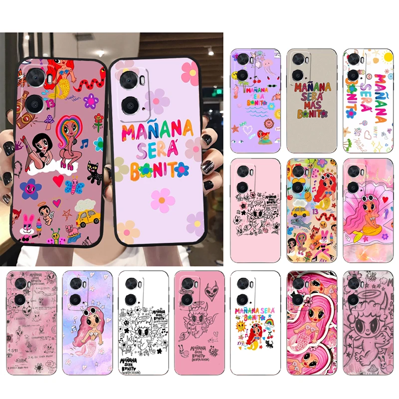 Karol g Phone Case For OPPO A78 A54S A17 A57S A74 A78 A91 A96 A94 Realme GT Master X3SuperZoom Reno 7 10 11 pro