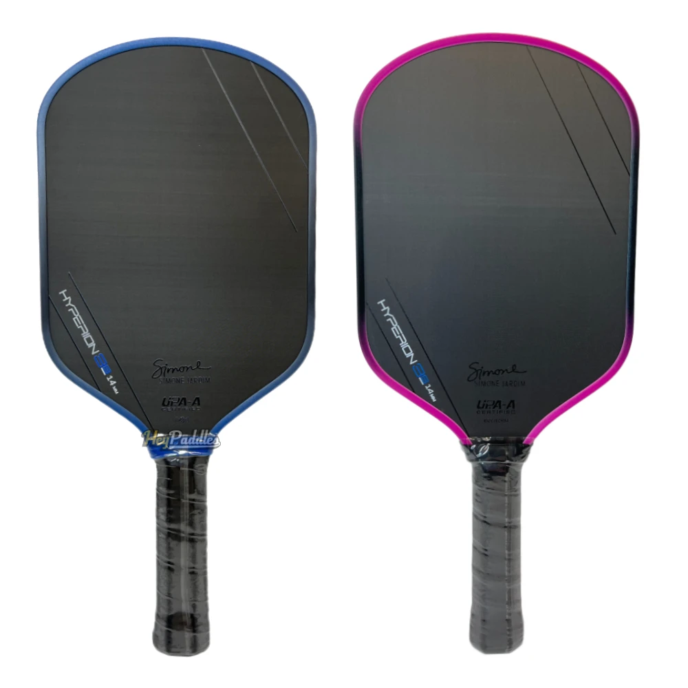 

2025 Hyperion 3S Pickleball Paddle T700 Термоформованное углеродное волокно Unibody 14 мм Gen 3 Пропельсионный сердечник Пена EVA для профессионалов