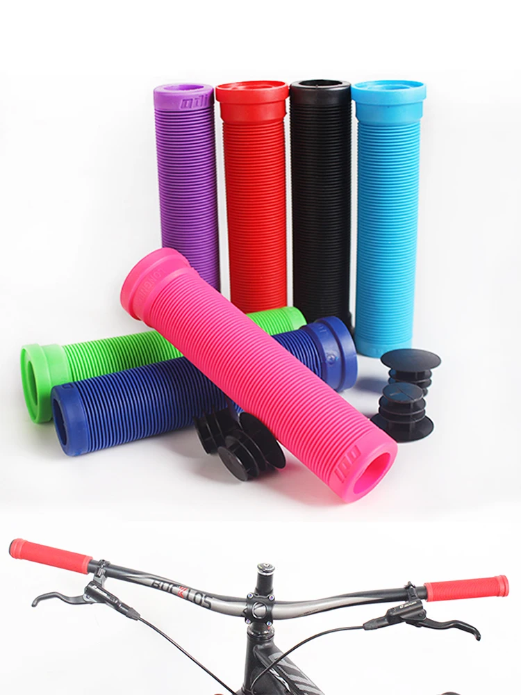 AliExpress NONE ODI Non-slip Mountain Bike Handlebar Grip Soft Silicone MTB Grips Anti-skid Comfortable Bicycle Grips Bike Parts