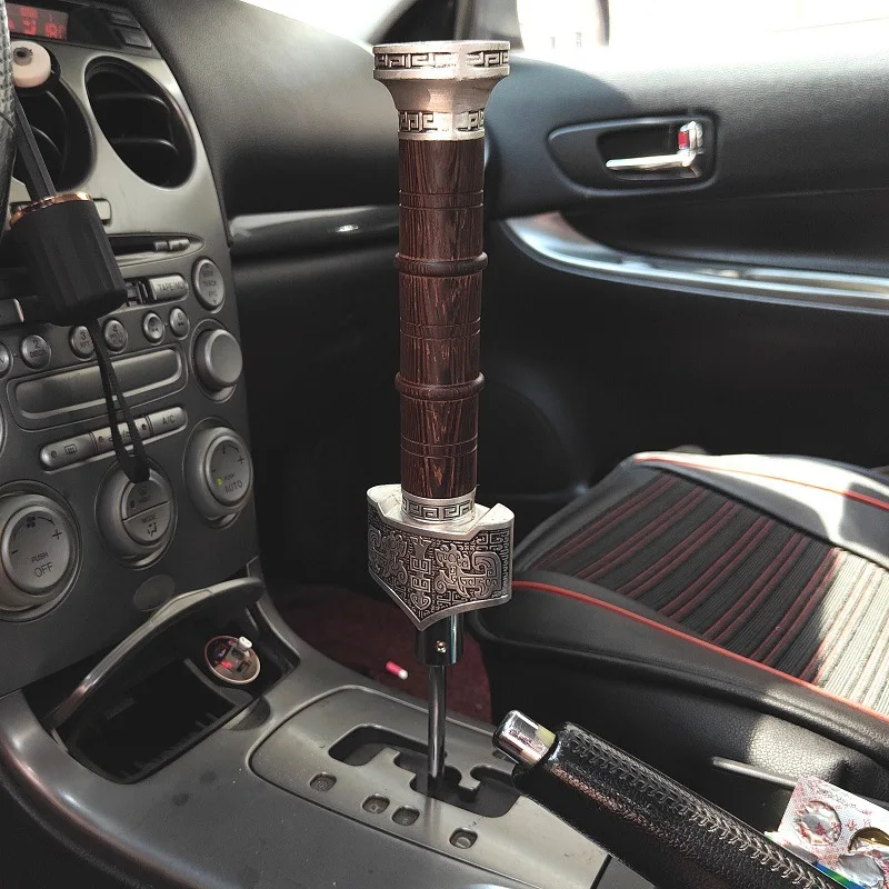 Universal Car Gear Shift Knob Stick Handle of a sword Manual Transmission Gearstick Lever Shifter Knob Car Interior Accessories