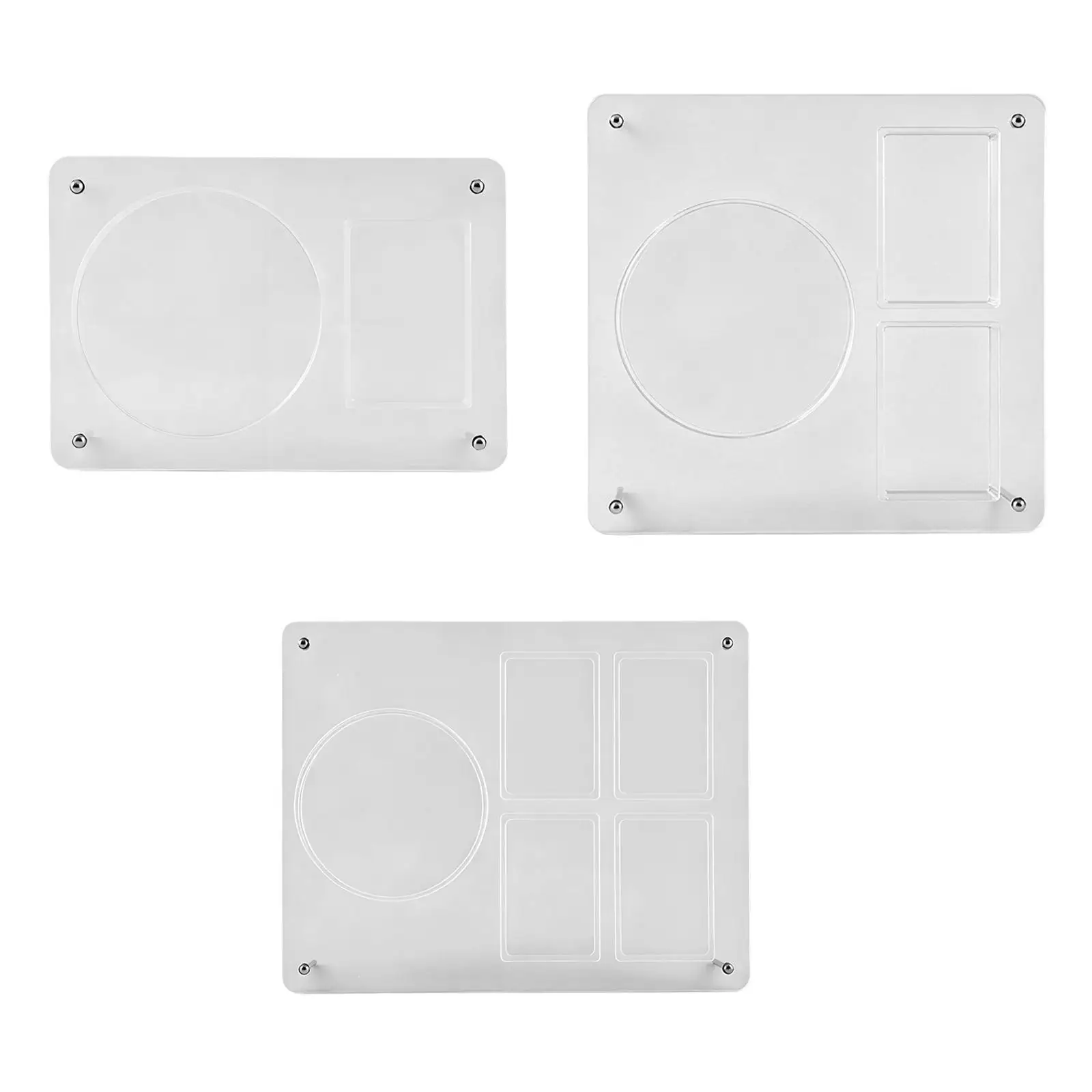 Photocard and CD Holder Stand Gift Protector Tabletop Showcase Clear Acrylic